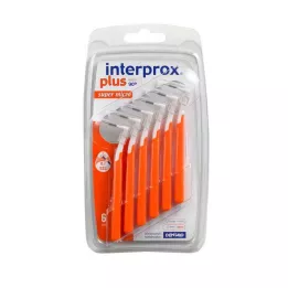 INTERPROX συν τους μεσοδόντιους δίσκους super micro orange, 6 τεμ