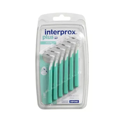INTERPROX συν micro green μεσοδόντια βούρτσα, 6 τεμ