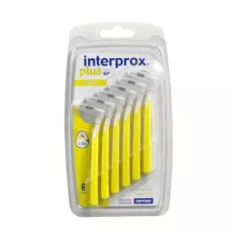 INTERPROX συν μίνι κίτρινη μεσοδόντια βούρτσα, 6 τεμ