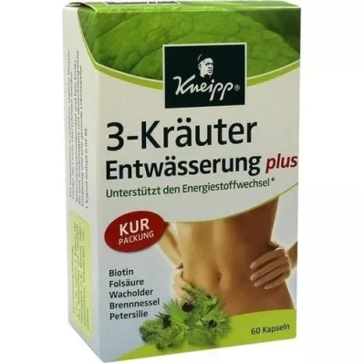 KNEIPP 3-Herbs Κάψουλες αποστράγγισης, 60 κάψουλες