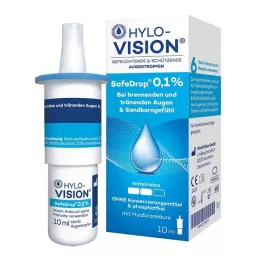 HYLO-VISION SafeDrop 0,1% οφθαλμικές σταγόνες, 10 ml