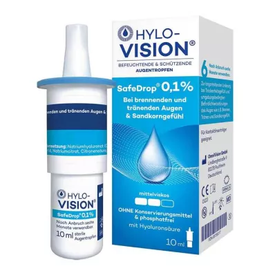 HYLO-VISION SafeDrop 0,1% οφθαλμικές σταγόνες, 10 ml