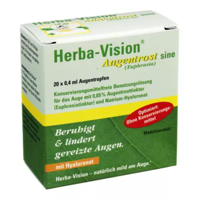 Οφθαλμικές σταγόνες Herba-Vision® Eyebright, 20Χ0,4 ml