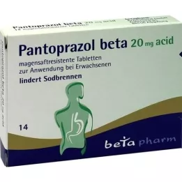 PANTOPRAZOL δισκία με εντερική επίστρωση beta 20 mg οξέος, 14 τεμάχια