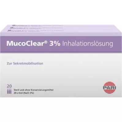 MUCOCLEAR Εισπνεόμενο διάλυμα 3% NaCl, 60X4 ml