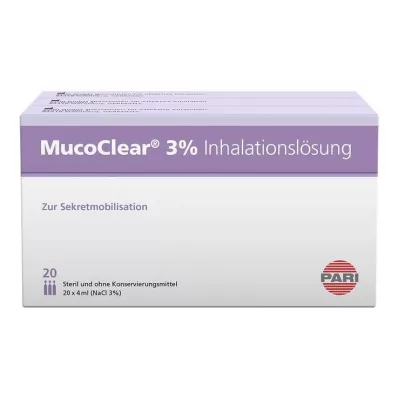 MUCOCLEAR Εισπνεόμενο διάλυμα 3% NaCl, 60X4 ml