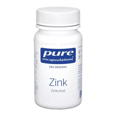 PURE ENCAPSULATIONS Κάψουλες κιτρικού ψευδαργύρου ψευδαργύρου, 60 κάψουλες