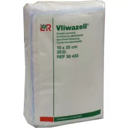 VLIWAZELL Απορροφητικά επιθέματα μη αποστειρωμένα 15x25 cm, 25 τεμάχια
