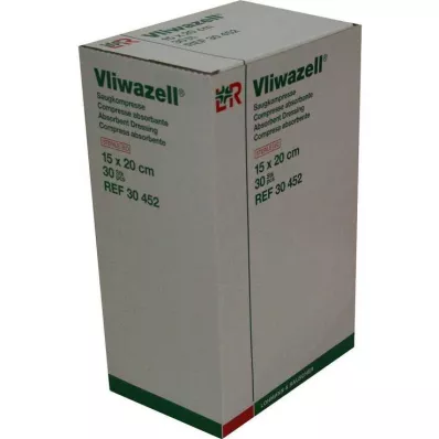 VLIWAZELL Απορροφητικά επιθέματα αποστειρωμένα 15x20 cm, 30 τεμάχια