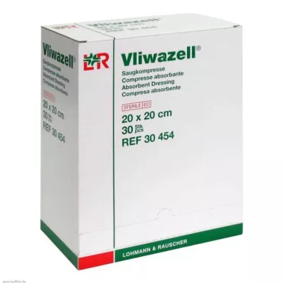 VLIWAZELL Κομπρέσες αναρρόφησης αποστειρωμένες 20x20 cm, 30 τεμάχια