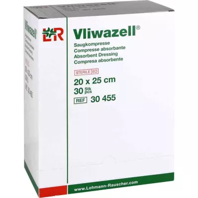 VLIWAZELL Κομπρέσες αναρρόφησης αποστειρωμένες 20x25 cm, 30 τεμάχια