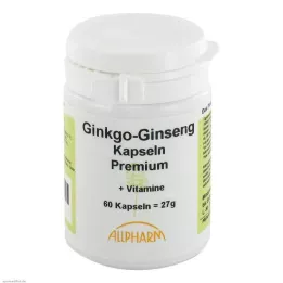 GINKGO+GINSENG κάψουλες Premium, 60 κάψουλες