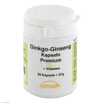 GINKGO+GINSENG κάψουλες Premium, 60 κάψουλες