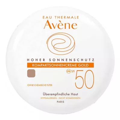 AVENE Compact αντηλιακή κρέμα SPF 50 gold, 10 g