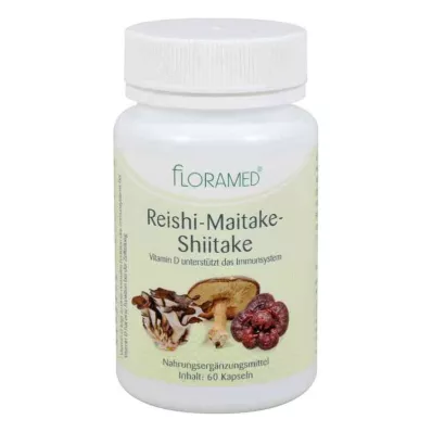 REISHI-MAITAKE-Κάψουλες Shitake καλές για υγιή κύτταρα, 60 τμχ REISHI-MAITAKE-Κάψουλες Shitake καλές για υγιή κύτταρα, 60 τμχ