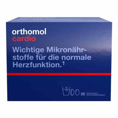 ORTHOMOL Συσκευασία συνδυασμού κόκκων / καψουλών / δισκίων Cardio, 1 τεμάχιο