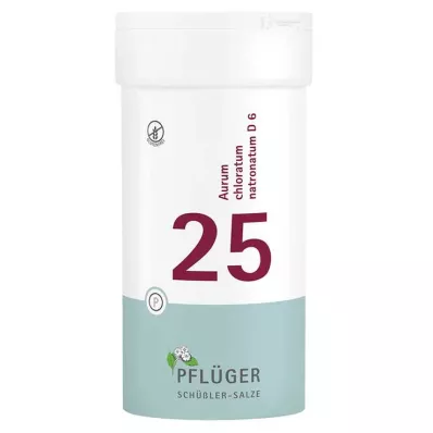 Biochemistry Pflueger 25 Aurum chloratum sodium D 6 ταμπλέτες, 400 τεμ