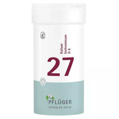 Biochemistry Pflueger 27 Kalium bichromicum D 6 δισκία, 400 τεμ Biochemistry Pflueger 27 Kalium bichromicum D 6 δισκία, 400 τεμ