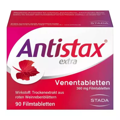 ANTISTAX επιπλέον δισκία φλέβας, 90 τεμάχια