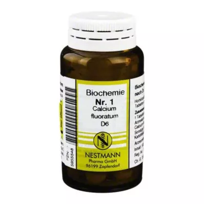 BIOCHEMIE 1 Calcium fluoratum D 6 δισκία, 100 τεμάχια