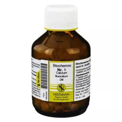 BIOCHEMIE 1 Calcium fluoratum D 6 δισκία, 400 τεμάχια
