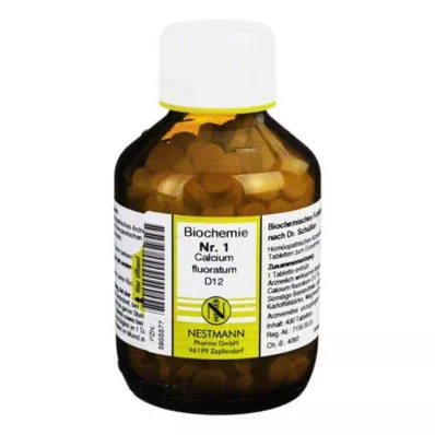 BIOCHEMIE 1 Calcium fluoratum D 12 δισκία, 400 τεμάχια