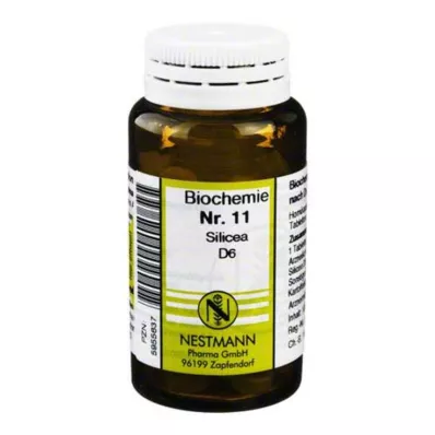BIOCHEMIE 11 Silicea D 6 δισκία, 100 κάψουλες