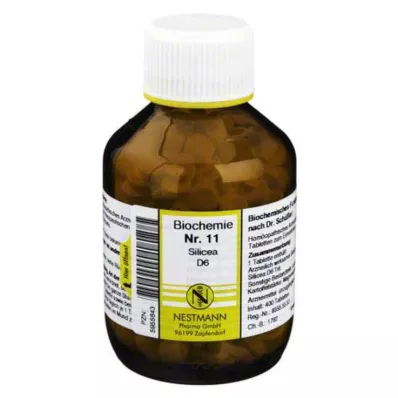 BIOCHEMIE 11 Silicea D 6 δισκία, 400 κάψουλες