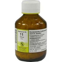 BIOCHEMIE 11 Silicea D 12 δισκία, 400 κάψουλες