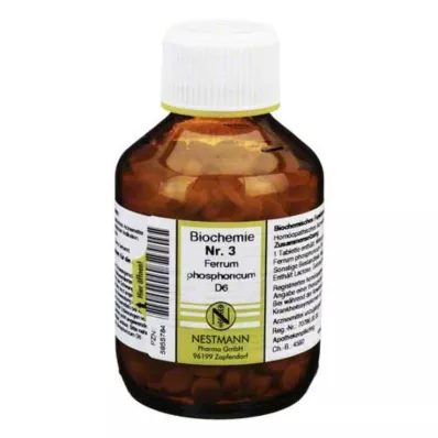 BIOCHEMIE 3 Ferrum phosphoricum D 6 δισκία, 400 κάψουλες BIOCHEMIE 3 Ferrum phosphoricum D 6 δισκία, 400 κάψουλες
