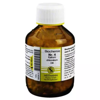 BIOCHEMIE 4 Χλωριούχο κάλιο D 6 δισκία, 400 κάψουλες