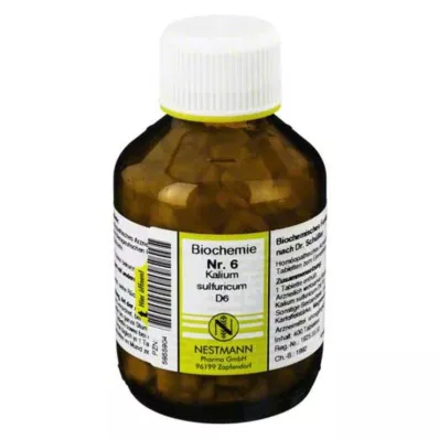 BIOCHEMIE 6 Potassium sulphuricum D 6 δισκία, 400 κάψουλες
