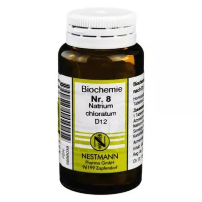 BIOCHEMIE 8 Sodium chloratum D 12 δισκία, 100 τεμάχια