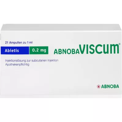 ABNOBAVISCUM Αμπούλες Abietis 0,2 mg, 21 τεμάχια