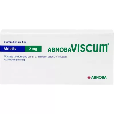 ABNOBAVISCUM Αμπούλες Abietis 2 mg, 8 τεμάχια