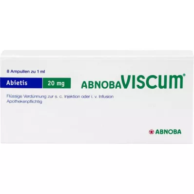 ABNOBAVISCUM Αμπούλες Abietis 20 mg, 8 τεμάχια