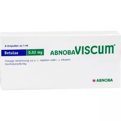 ABNOBAVISCUM Αμπούλες Betulae 0,02 mg, 8 τεμάχια