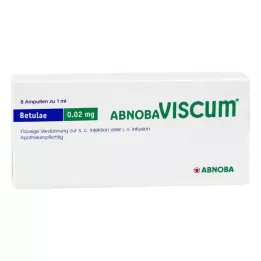 ABNOBAVISCUM Αμπούλες Betulae 0,02 mg, 8 τεμάχια