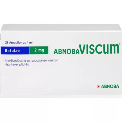 ABNOBAVISCUM Αμπούλες Betulae 2 mg, 21 τεμάχια