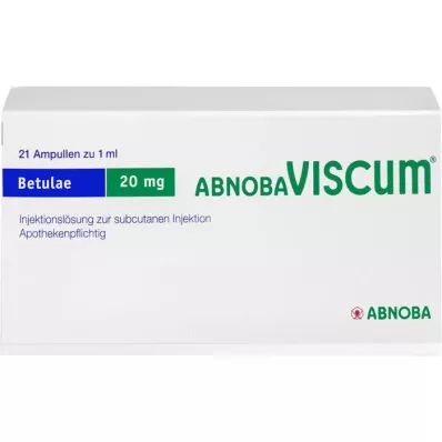 ABNOBAVISCUM Αμπούλες Betulae 20 mg, 21 τεμάχια
