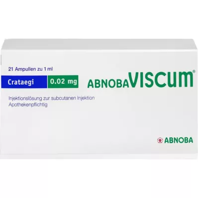 ABNOBAVISCUM Αμπούλες Crataegi 0,02 mg, 21 τεμάχια