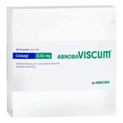 Abnobaviscum Crataegi 0,02 mg φύσιγγες (48 τεμάχια)