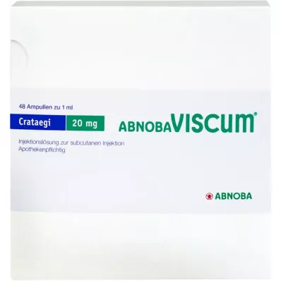 ABNOBAVISCUM Αμπούλες Crataegi 20 mg, 48 τεμάχια