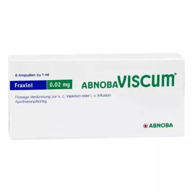 ABNOBAVISCUM Αμπούλες Fraxini 0,02 mg, 8 τεμάχια