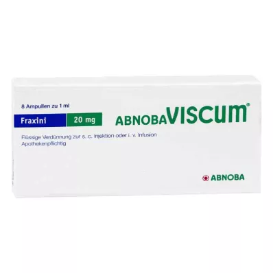 ABNOBAVISCUM Αμπούλες Fraxini 20 mg, 8 τεμάχια ABNOBAVISCUM Αμπούλες Fraxini 20 mg, 8 τεμάχια