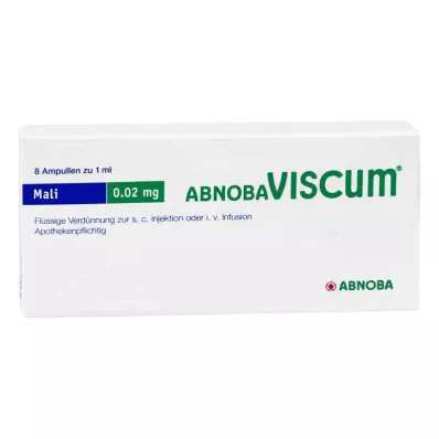 ABNOBAVISCUM Αμπούλες Mali 0,02 mg, 8 τεμάχια ABNOBAVISCUM Αμπούλες Mali 0,02 mg, 8 τεμάχια