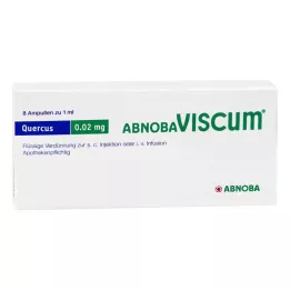 ABNOBAVISCUM Αμπούλες Quercus 0,02 mg, 8 τεμάχια