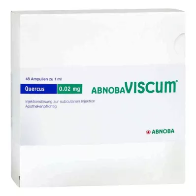 Abnobaviscum Quercus αμπούλες 0,02 mg (48 τεμάχια) Abnobaviscum Quercus αμπούλες 0,02 mg (48 τεμάχια)