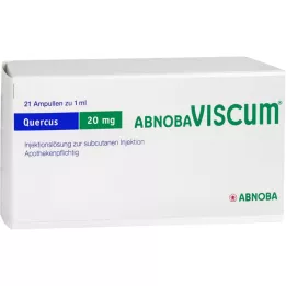 ABNOBAVISCUM Αμπούλες Quercus 20 mg, 21 τεμάχια