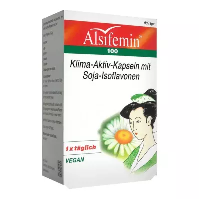 ALSIFEMIN 100 κάψουλες Climate-Active με σόγια 1x1, 90 κάψουλες ALSIFEMIN 100 κάψουλες Climate-Active με σόγια 1x1, 90 κάψουλες